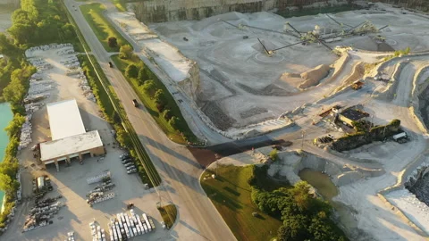 Aerial view of Stone Plant. Stock Footage 133062003