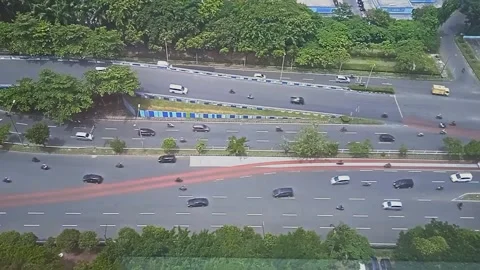 Aerial view of the street 動画素材 239071520