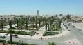 Aerial view of streets at Monastir, Tunisia. HD Footage