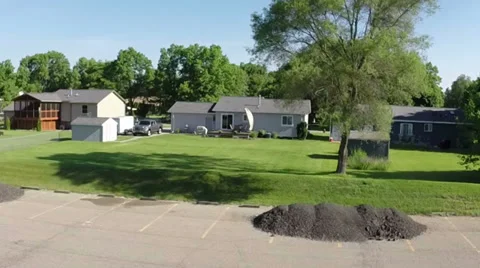 Aerial view of the subdivision 動画素材 39412092