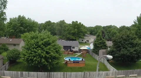 Aerial view of the subdivision 스톡 동영상 39412561