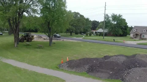 Aerial view of the subdivision Stock-Footage 39413494