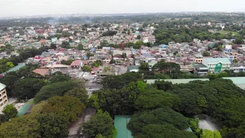 Aerial View of Suburb Stock Footage 138563031