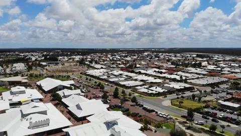 Aerial View of Suburb Stock-Footage 138931753
