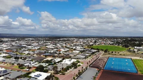 Aerial View of Suburb Stock-Footage 139147217