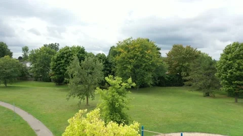 Aerial view of suburbia Stock Footage 217764572