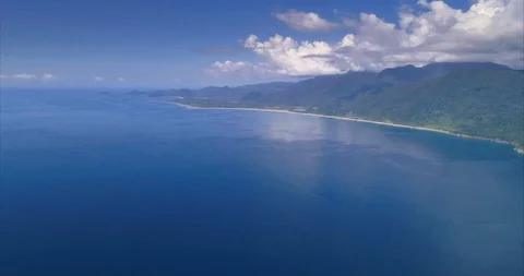 Aerial view of Sumatra. Stock Footage 102847130