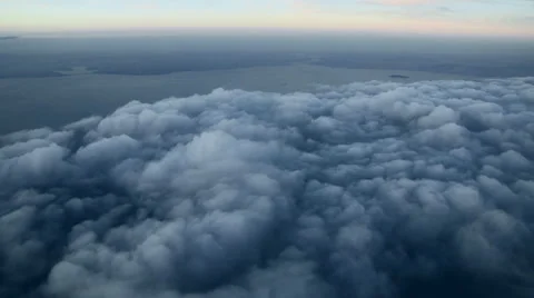 Aerial View at Sunset Stock Footage 61938228