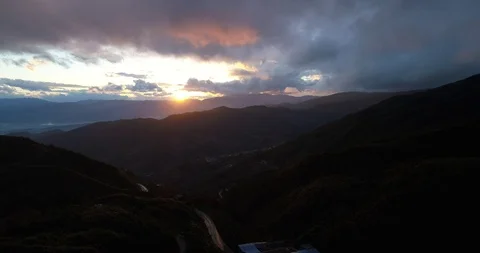 Aerial View of Sunset Stock-Footage 101886800