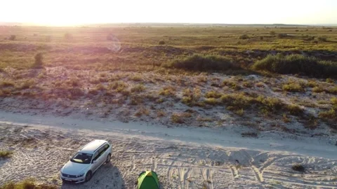 Aerial view Sunset Stock-Footage 228920799