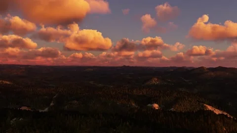 Aerial view at sunset of Mount Rushmore, South Dakota. United States Video stock 201402962