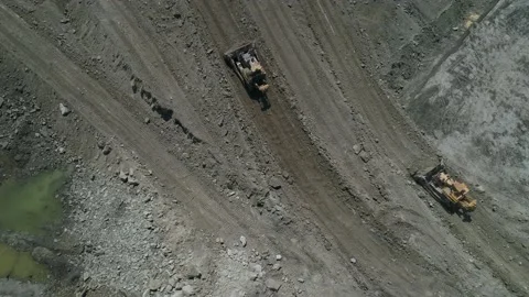 Aerial View of Surface Coal Mining in Indiana 3 Stock-Footage 236312583
