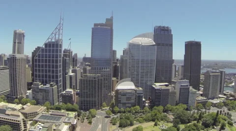 Aerial View of Sydney CBD Stock Footage 65364738