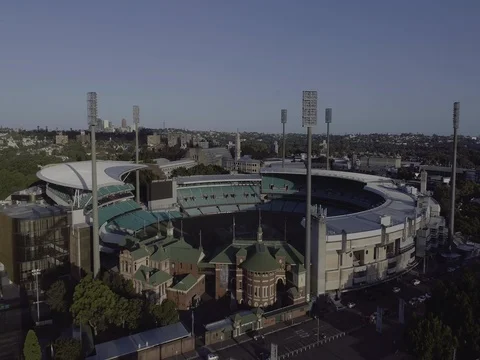 Aerial view of the Sydney Cricket Ground. Sydney Australia. Video stock 78479213