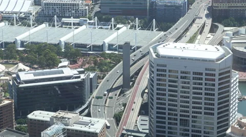 Aerial view of Sydney Stock Footage 43053697