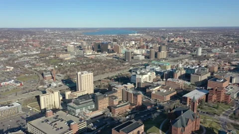 Aerial View of Syracuse NY 動画素材 174899741