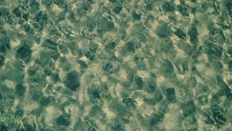 Aerial View Takeoff from Surface Ocean Stock Footage 72522235