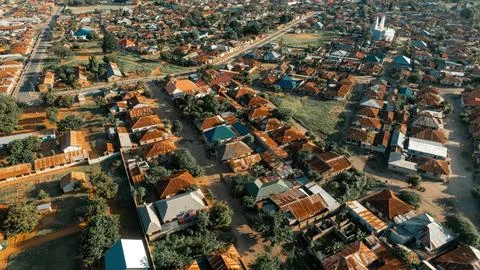 Aerial view of Tanga city, Tanzania Stock Photos