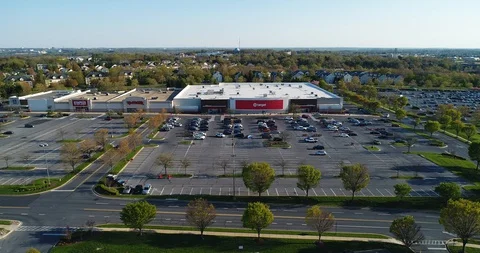 An aerial view of Target Stock Footage 129200299