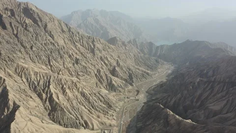 Aerial View Of Tasha Ancient Road In Taxkorgan Xinjiang 스톡 동영상 345023091