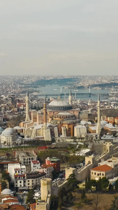 Aerial view of Tbilisi Stock Footage 336215974
