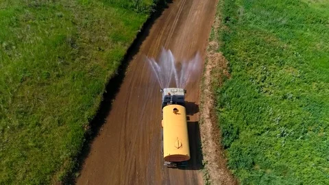 Aerial view of technical car washes racing track Stock Footage 76857898