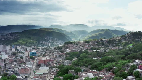 Aerial view Tegucigalpa Honduras. Stock Footage