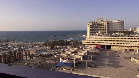 Aerial view of Tel Aviv Video stock 71121537