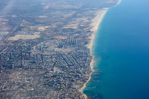 Aerial view of Tel Aviv Foto stock