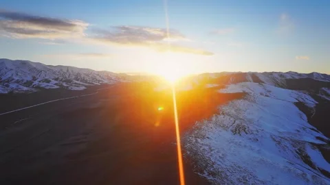 Aerial view of the terrain in Mountain Range Nature Reserve Stock Footage 324994157