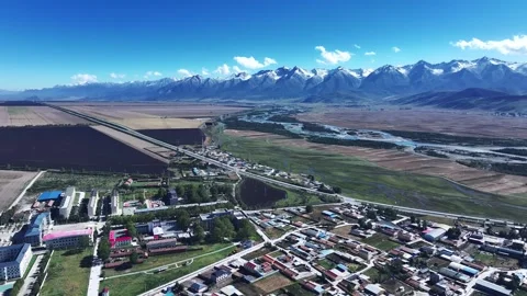 Aerial view of the terrain in Mountain Range Nature Reserve Stock Footage 325088616