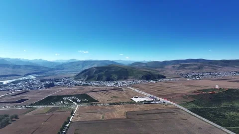 Aerial view of the terrain in Mountain Range Nature Reserve Stock Footage 325088662