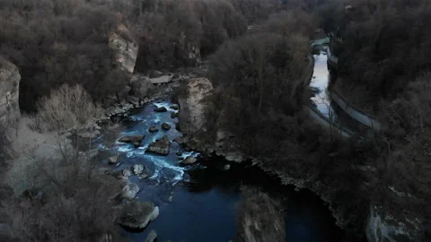 Aerial view of "the three horns" Stock Footage 130253030