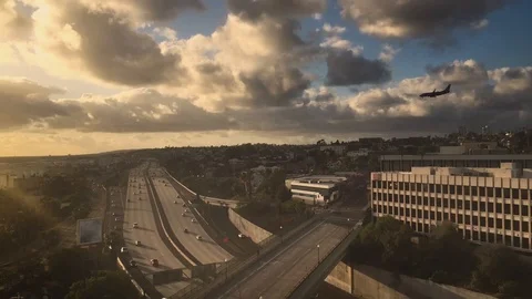 Aerial view timelapse Traffic Video stock 103347906