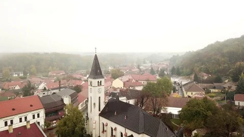 Aerial view of Tokaj 動画素材 120366255