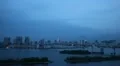 Aerial View, Tokyo Skyline, Rainbow Bridge, Tokyo Bay, Tokyo Tower, Minato, Dusk HD Footage