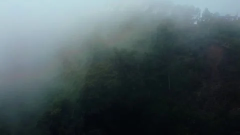 Aerial view top Mount Arjuno Indonesia Stock Footage 289322878