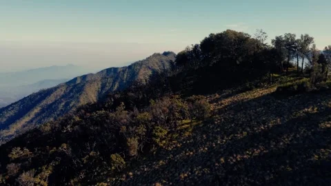 Aerial view top Mount Arjuno Indonesia Stock Footage 289323670