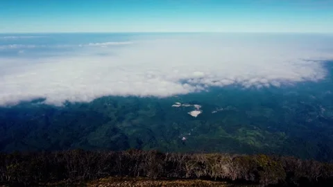 Aerial view top Mount Arjuno Indonesia Stock Footage 289323733
