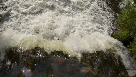 Aerial view from the top point of waterfall in 1080p HD 库存影片 109247763