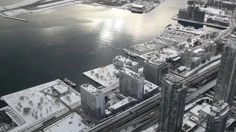Aerial view of Toronto Stock Footage 84638689