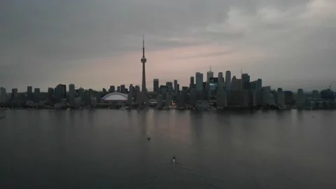 Aerial view of Toronto Stock Footage 143205690