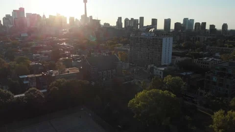 Aerial view of Toronto Stock Footage 143216357