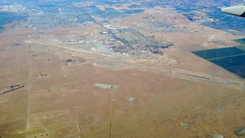 Aerial view of Travis Air Force Base, Stock Video Pond5