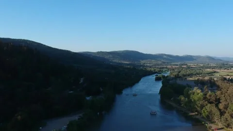 Aerial view of trees in a city Stock Footage 166121378