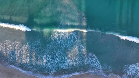 Aerial view of Trigg Beach in Perth, Western Australia, Australia. Stock Footage 345227072