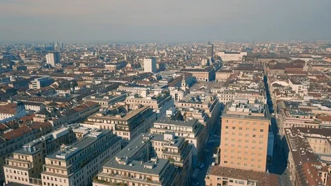 Aerial view of Turin Stock Footage 87715938