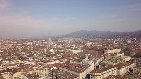 Aerial view of Turin Video stock 154084853