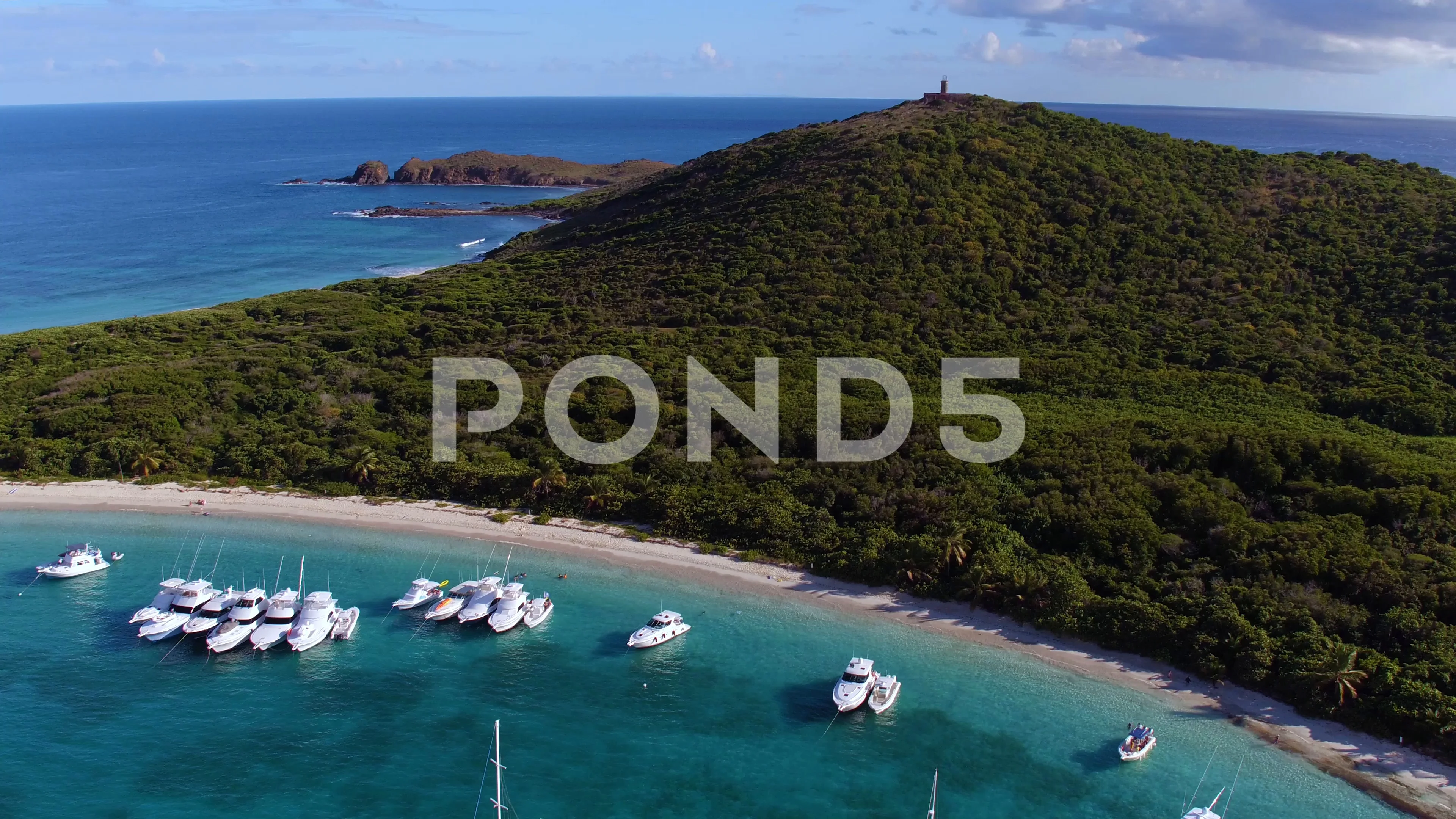Video Aerial View Of Turtle Beach Culebrita Playa Tortuga Puerto Video Aerial View Of Turtle Beach Culebrita Playa Tortuga Puerto Rico 71731239
