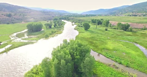 Aerial view of typical resedential area in North America. Stock Footage 51693414